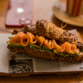 Croissant Salato con Avocado, Salmone Affumicato e Philadelphia