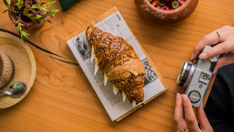 Croissant Salato Multicereali Pecorino, Noci e Miele