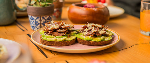 Avocado Toast Bacon