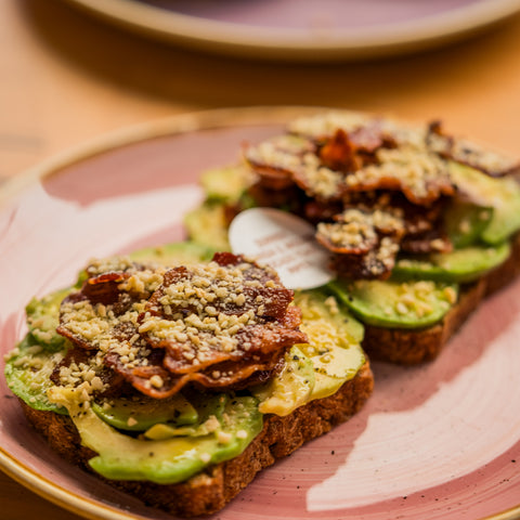 Avocado Toast Bacon