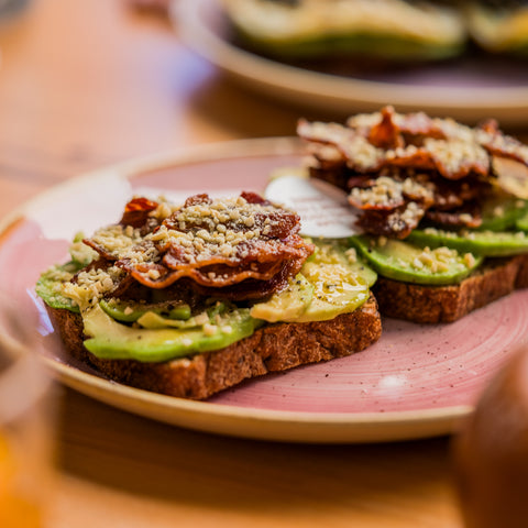 Avocado Toast Bacon