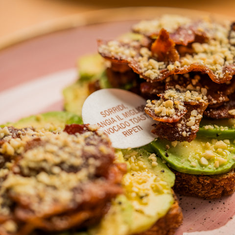 Avocado Toast Bacon