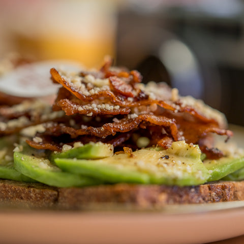 Avocado Toast Bacon